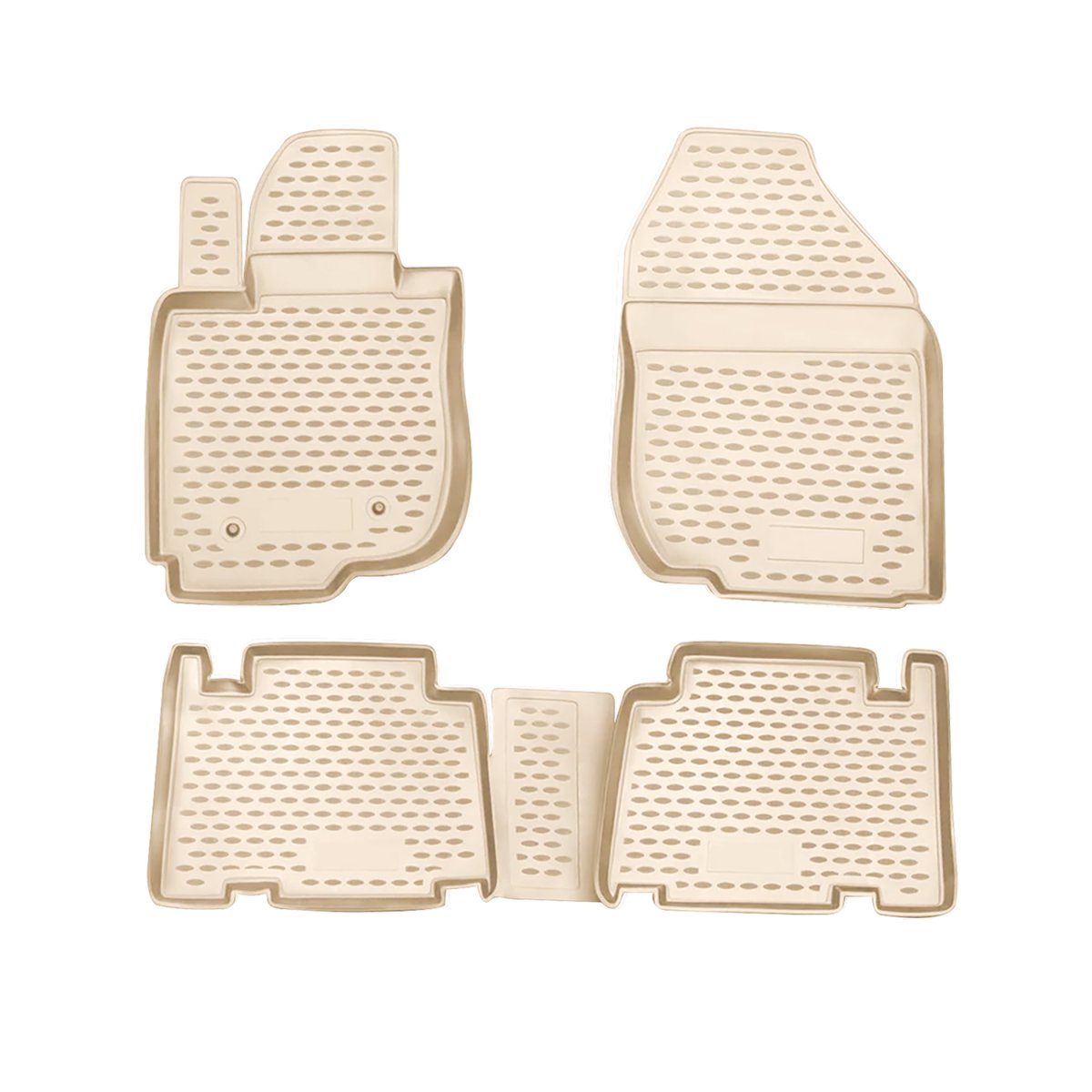 Toyota RAV4 Floor Mats - Omac - Rubber TPE - Beige - '06-'12